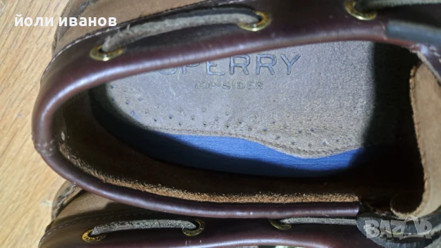 SPERRY -TOP SIDER-кожени изцяло обувки 44 номер, снимка 15 - Маратонки - 50499712