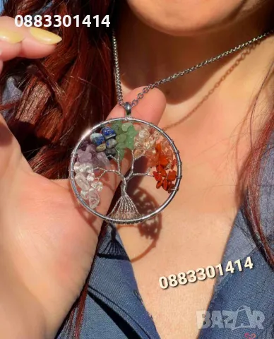 Колие Дървото на живота , снимка 4 - Колиета, медальони, синджири - 47461713