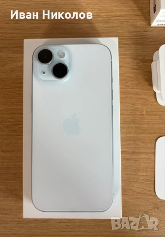 Оригинален iPhone 15 128gb, перфектен и с много аксесоари!, снимка 7 - Apple iPhone - 53851030