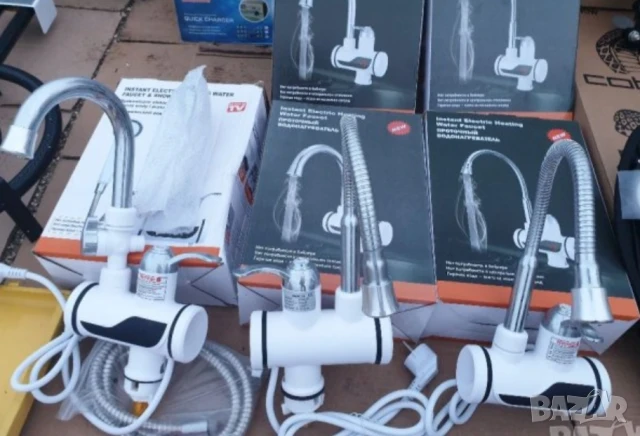 Смесител за вода с нагревател за мигновено загряване