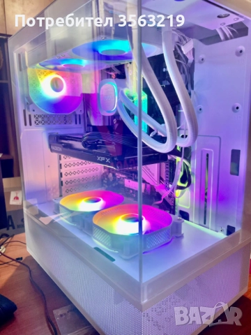 Геймърски компютър Ryzen 7 RX 6600 и водно | Нови части с гаранция, снимка 7 - Геймърски - 52662301