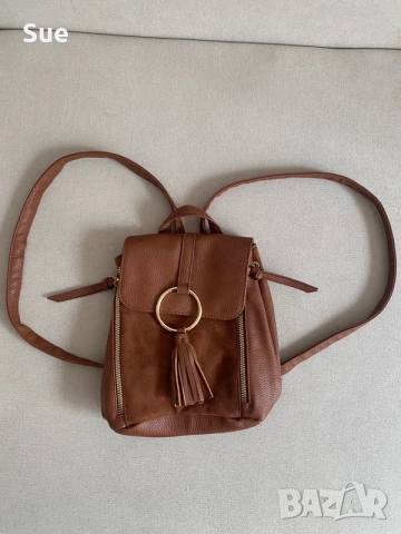 Parfois тип Нова бохо кожена дамска раница , снимка 2 - Раници - 52320844