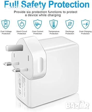 Ново бързо зарядно устройство за лаптоп Mac Book Pro Charger-118W USB C , снимка 2 - Друга електроника - 42203167