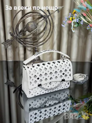 Karl Lagerfeld Дамска Чанта Карл Лагерфелд - Налични Различни Цветове Код D2311, снимка 8 - Чанти - 49552428