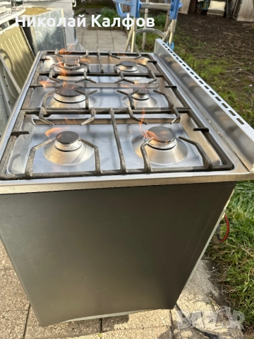 Комбинирана професионална готварска печка Смег/Smeg , снимка 12 - Печки, фурни - 52925374