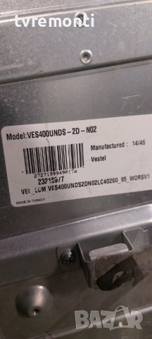 TCon BOARD ,14Y_EF11_TA2C2LV0.1 for TELEFUNKEN, DISPALY VES400UNDS-2D-N02, снимка 4 - Части и Платки - 40716718