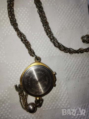 часовник медальон с батерия, снимка 2 - Дамски - 34350084