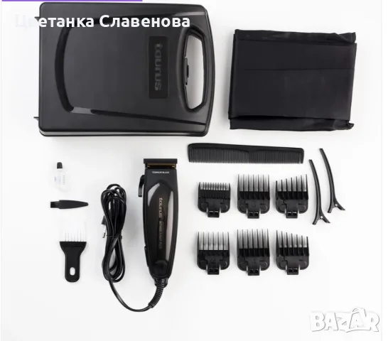 Машинка за подстригване /Тример за лице Taurus Mithos Titanium Avant Plus, снимка 6 - Тримери - 47790670