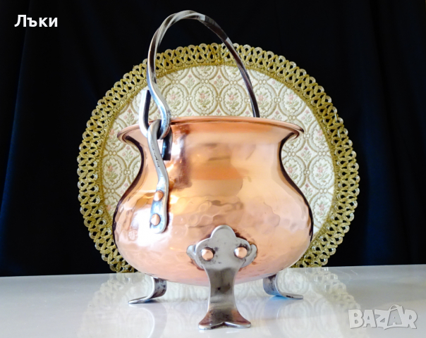 Медно менче еталон,маркирано. , снимка 4 - Антикварни и старинни предмети - 36213262