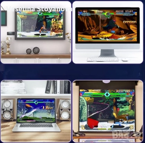 Конзола Retro Zenino, 10 000 видео игри, съвместима с 9 емулатора, 2x безжичен контролер, 4K, USB 2,, снимка 5 - Други игри и конзоли - 52623608