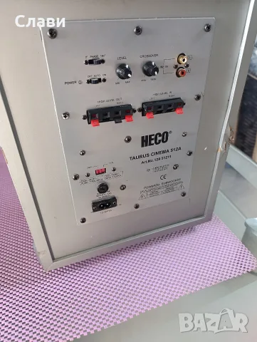Активен субуфер HECO-512A , снимка 4 - Тонколони - 55966365