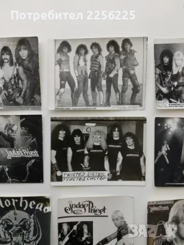 ЛОТ стари картички на метъл групи (лот 12), снимка 4 - Колекции - 49880056