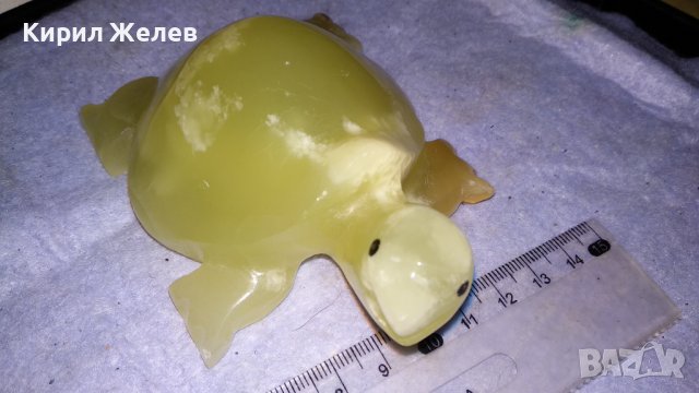 КРАСИВА ГОЛЯМА КОСТЕНУРКА от МРАМОРЕН ОНИКС АРТ ФИГУРКА СТАТУЕТКА МАЙСТОРСКА РЪЧНА ИЗРАБОТКА 33995, снимка 9 - Статуетки - 38927481