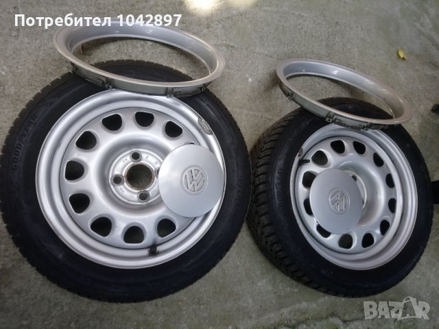 оригинални джанти с гуми vw 195/50/15, снимка 6 - Гуми и джанти - 41101725