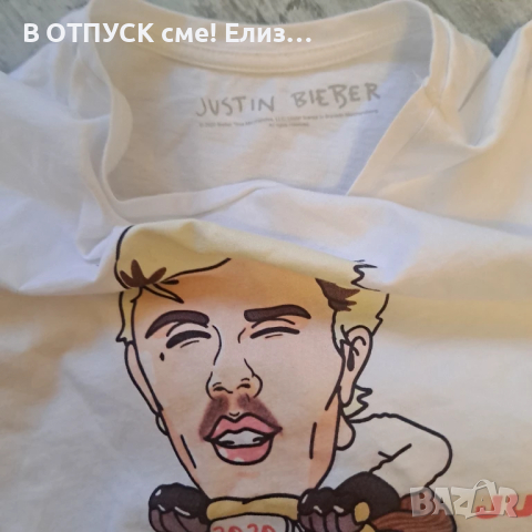 Тениска Justin Bieber оригинал, снимка 4 - Тениски - 51155971