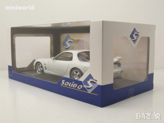 Mazda RX-7 FD3RS 1999 - мащаб 1:18 на Solido моделът е нов в кутия, снимка 8 - Колекции - 52152929