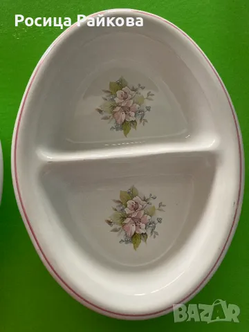 Две порцеланови чинии, снимка 11 - Чинии - 50260945