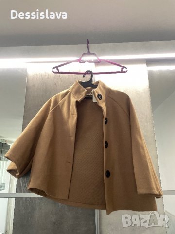 Палто къс ръкав в 3 цвята, снимка 1 - Палта, манта - 40009041