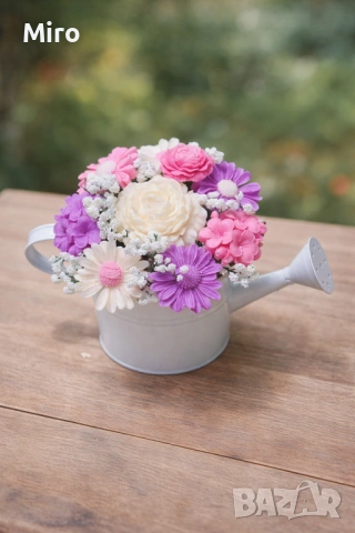 Букет от вечни ароматизрани цветя 