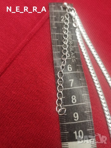 Масивен сребърен ланец, снимка 5 - Колиета, медальони, синджири - 53258359