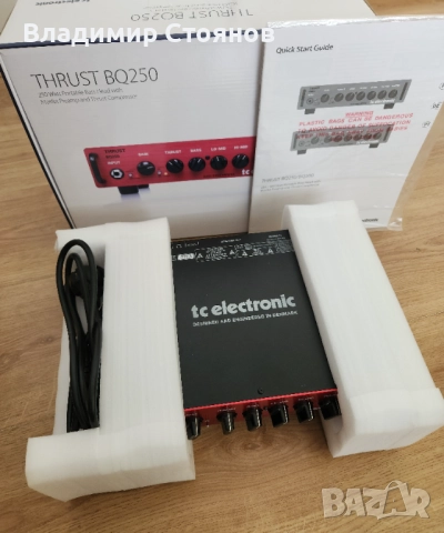 Усливател за бас китара TC Electronic THRUST BQ 250, снимка 6 - Китари - 52509210