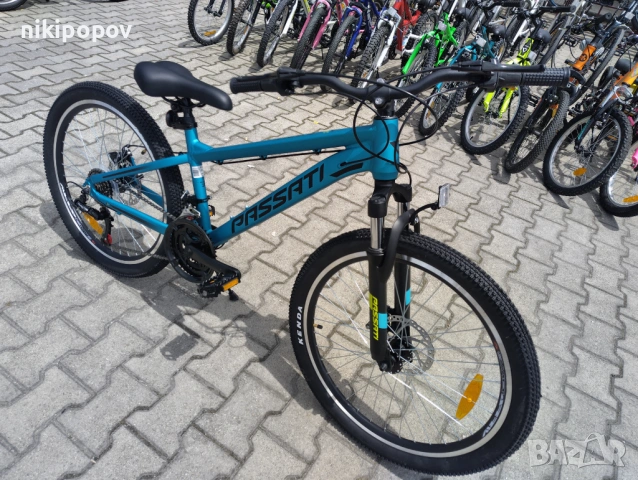 PASSATI Алуминиев велосипед 24" ALUMINIUM син, снимка 4 - Велосипеди - 53839263