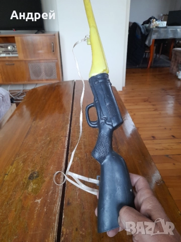 Стара детска играчка,пушка #5, снимка 3 - Други ценни предмети - 52110752