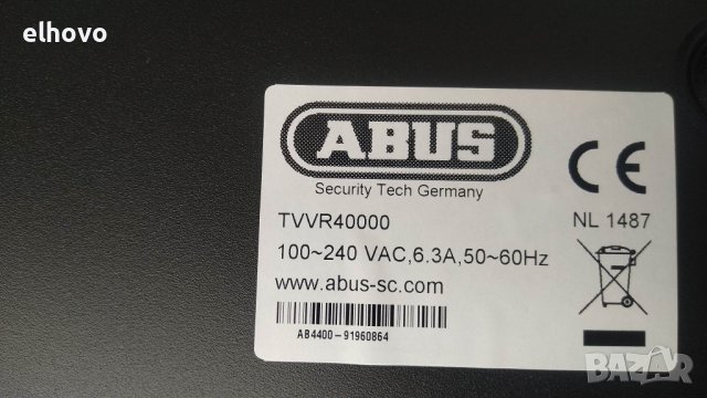 Цифров рекордер abus tvvr40000, снимка 6 - Друга електроника - 41207640