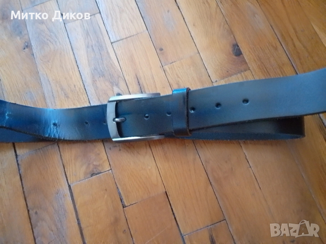 Немски Марков колан A-Venten естествена кожа нов 137см и широк 4см 