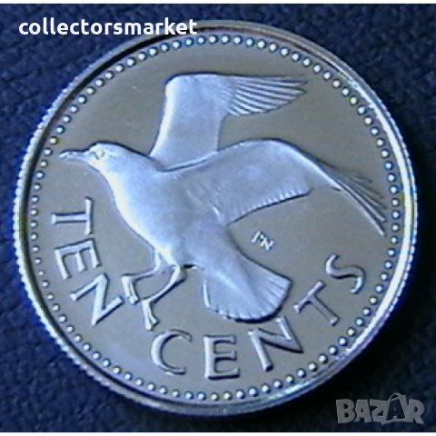 10 цента 1973 PROOF, Барбадос