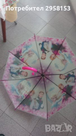 детски чадър елза и ана, снимка 1 - Чадъри - 42013779