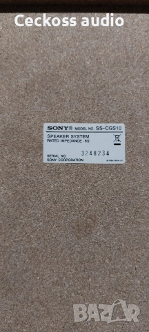 Тонколони SONY SS-CGS10, снимка 4 - Тонколони - 52048500