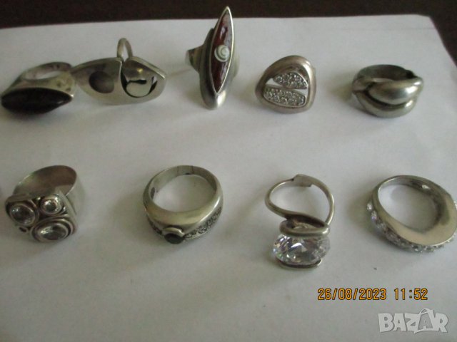 Сребърни пръстени, снимка 4 - Пръстени - 27988220