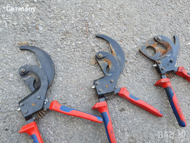 Klauke knipex кербовъчни клещи рязане на кабели, снимка 8 - Клещи - 36332518