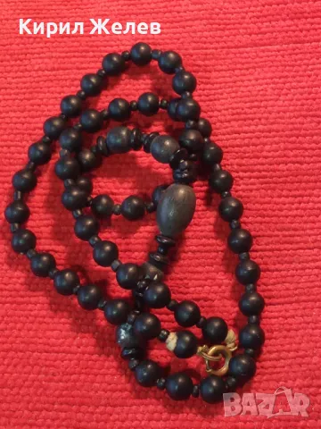 СТИЛНО ВИНТИДЖ АРТ КОЛИЕ РЪЧНА ИЗРАБОТКА ЕСТЕСТВЕНИ МАТЕРИАЛИ 13604, снимка 8 - Колиета, медальони, синджири - 47316004