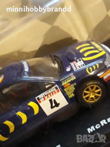 SUBARU IMPREZA 1995 McRae-Ringer.Ixo Deagostini 1.43 scale., снимка 1 - Колекции - 41967814