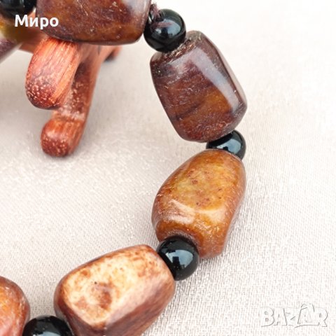 ГРИВНА ЕСТЕСТВЕН АХАТ МЪНИСТА , снимка 4 - Гривни - 42014487