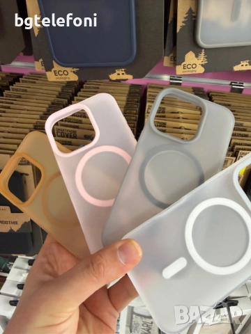 iPhone 16 Pro,iPhone 16 Pro Max матиран силикон с MAGSAFE