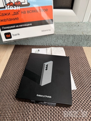 НОВ•68лв/м Samsung Z fold 6 Silver 256 самсунг, снимка 1