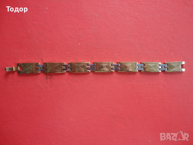 Невероятна позлатена гривна , снимка 2 - Гривни - 44733886