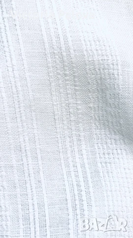 Бяла рокля/туника  H&M 100% лен, снимка 13 - Рокли - 50505257