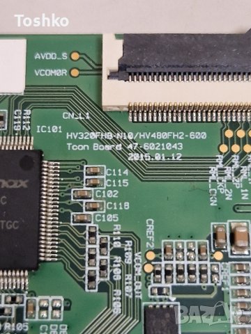 TCON BOARD 47-6021043 за ТВ SAMSUNG T32E310EX, снимка 2 - Части и Платки - 42497842