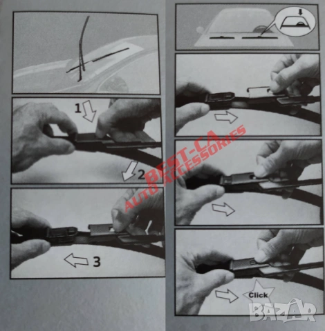 Комплект чистачки за предно стъкло 65+48 cm. подходящи за Volkswagen Passat B8 B8.5 (2014-2023), снимка 5 - Аксесоари и консумативи - 53778113