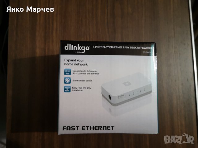 Суич D-Link  GO-SW-5E/E  10/100, снимка 1 - Суичове - 39997950