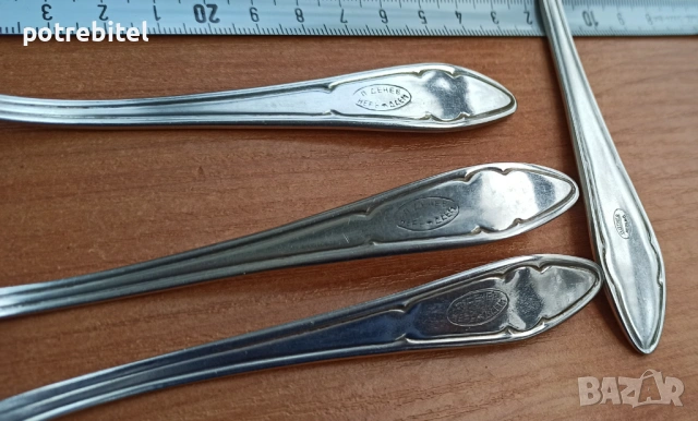 Прибори хранене П.Денев -от 70те г. на ХХ век, снимка 7 - Прибори за хранене, готвене и сервиране - 53472949