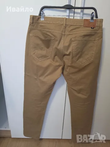 Мъжки бежов панталон Zara, снимка 4 - Панталони - 55770028