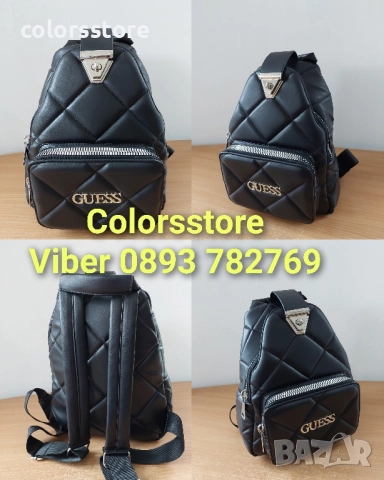 Черна раница Guess/SG77y 