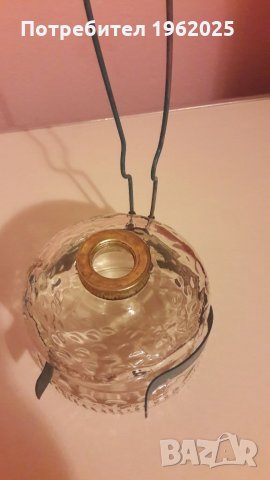 Стъклено тяло за газена лампа, снимка 5 - Антикварни и старинни предмети - 34686837