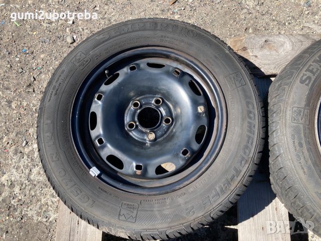14 цола джанти 5х100 Skoda Fabia 5J et35 гуми 165/70/14 Симпетит 6,8мм, снимка 4 - Гуми и джанти - 41781458