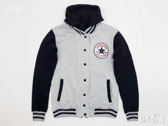 CONVERSE Hoodie Яке Ватиранo Худи Суичър Качулка XS-S